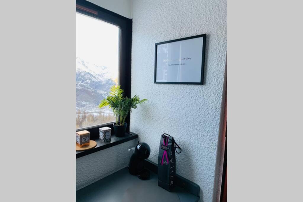 Studio 1600 Pied Des Pistes Avec Magnifique Vue Puy-Saint-Vincent Zewnętrze zdjęcie