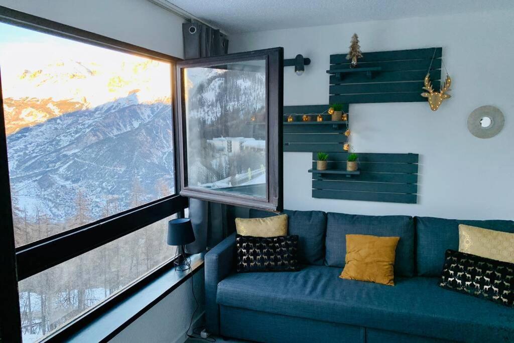 Studio 1600 Pied Des Pistes Avec Magnifique Vue Puy-Saint-Vincent Zewnętrze zdjęcie