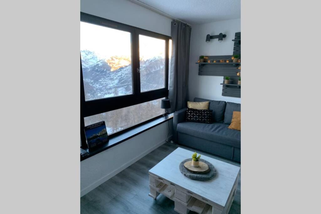 Studio 1600 Pied Des Pistes Avec Magnifique Vue Puy-Saint-Vincent Zewnętrze zdjęcie