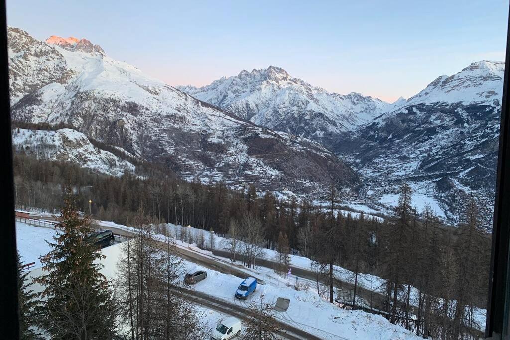 Studio 1600 Pied Des Pistes Avec Magnifique Vue Puy-Saint-Vincent Zewnętrze zdjęcie