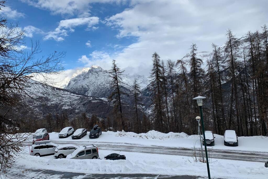 Studio 1600 Pied Des Pistes Avec Magnifique Vue Puy-Saint-Vincent Zewnętrze zdjęcie